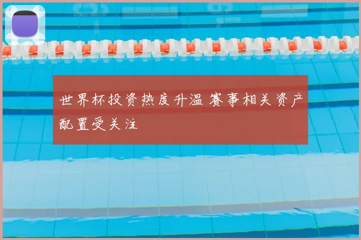 世界杯投资热度升温 赛事相关资产配置受关注